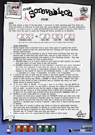 Our Sonovabitch - instructions and pieces sheet in high res jpeg